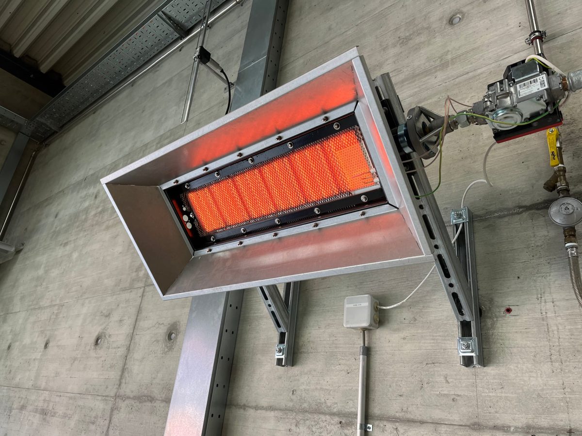 GH-11 – Detailansicht Strahlfläche/Keramik